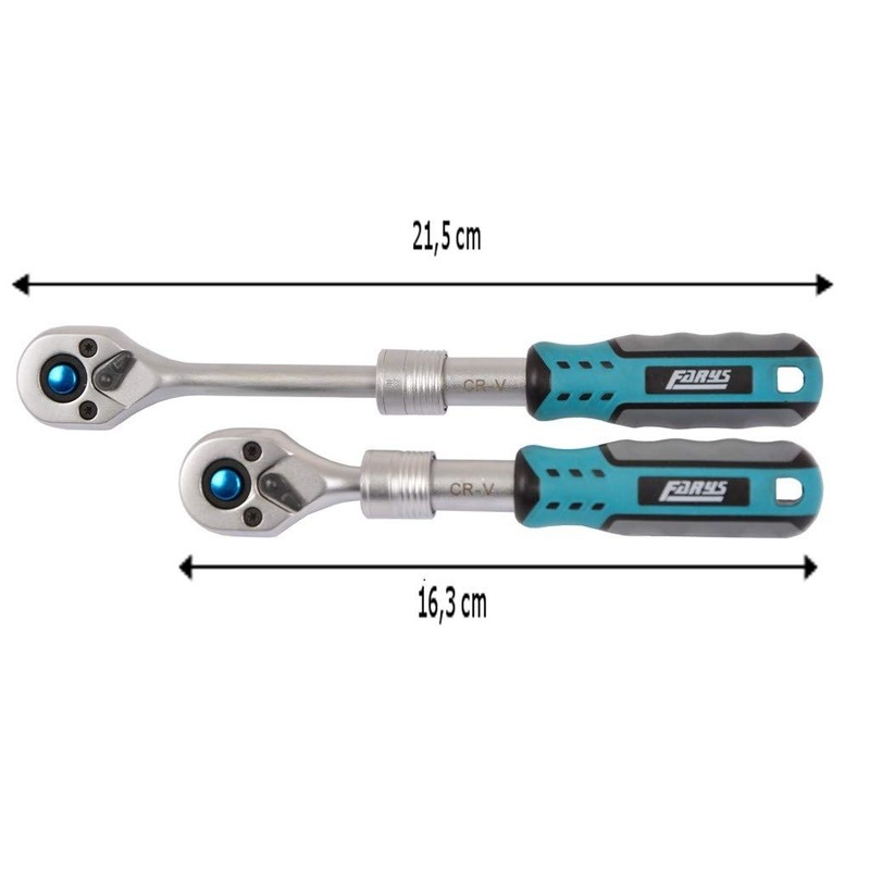Telescopic Reversible Ratchet 1/4 Inch Wrench Ratchet Wrench