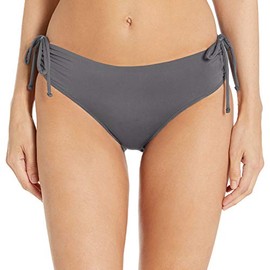 Kanu Surf Women's Bikini Swimsuit Bottoms, Charcoal Mid-Rise, 10