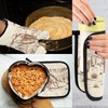 Kcldeci American Wild Western Desert Cowboy Oven Mitts and Pot