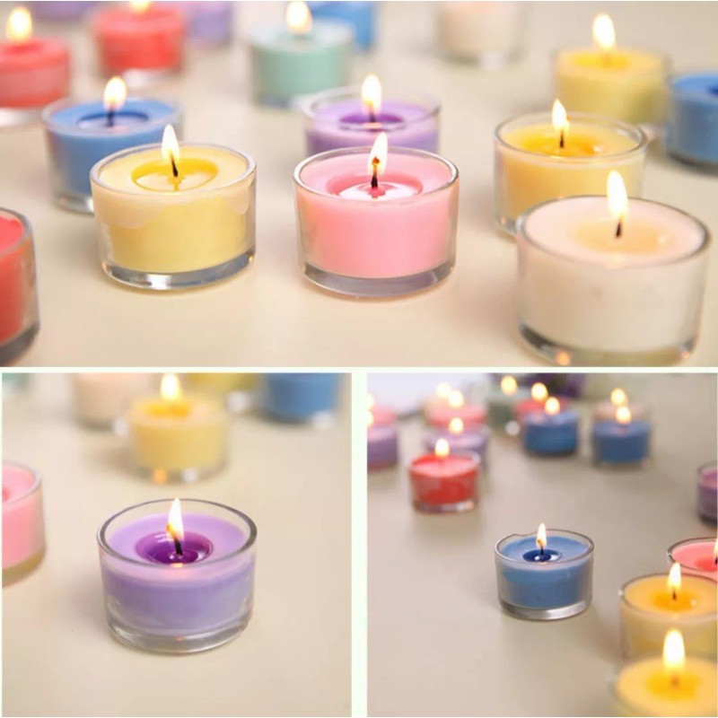 Homheal 6 Piezas Velas Aromáticas De Cera De Para Aromaterapia