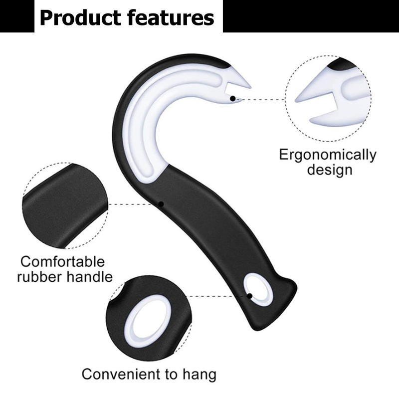 1 pcs Effortless J-Shaped Ring Pull Can Opener - Ideal