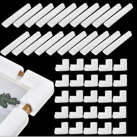 Landical 40 Pcs TV Moving Foam Corner Protectors Mirror Picture Frame Shipping Moving Packaging Protection Cushioning Foam Sets Corner Furniture Edge Protectors Shipping for Photo Artwork