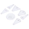 Quilting Rulers Shaped Patch Work Template Tool Ruler DIY Transparent