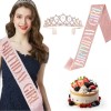 Tiara And Crown Birthday Girl Joygod Para Mujeres Y Niñas
