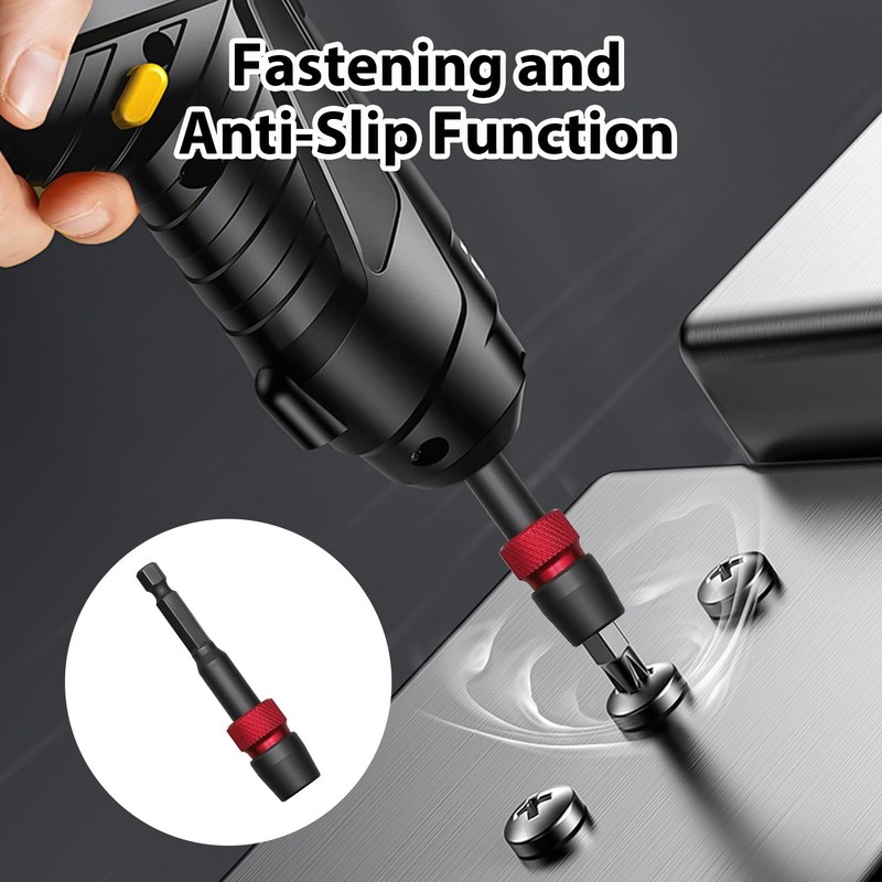 75MM Locking Bit Holder, Strong Magnetic Bit Impact Locking Holder,