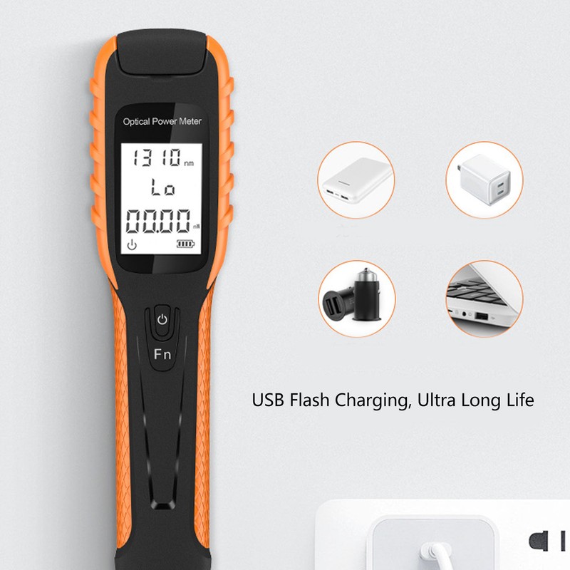 Mini Optic Fiber Cable Tester High Accuracy ‑50 to +26dBm