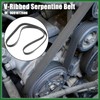 Motoforti Car Engine Multi V-Ribbed Serpentine Drive Belt No.90916T2006 for