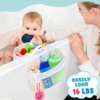 Dreamtop Saddle Shape 2 Compartment Bath Toy Storage Net, Bathroom