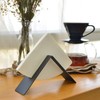 MIAO JIN Coffee Filter Paper Holder,Stainless Steel Coffee Paper Storage