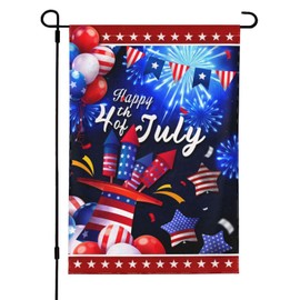 Patriotics 4th of july garden flag independence day Flag Decoration Banner Decor Flags for outside Farmhouse Yard Indoor/Outdoor Gifts 12.5x18 Inch