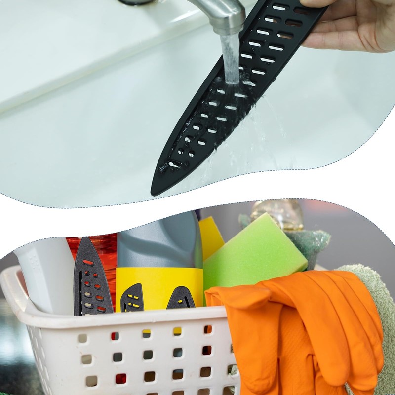 8 Pieces Knife Covers or Sleeves Black Knife Sheath Blade