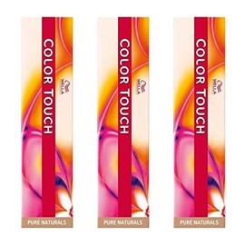 Wella Pack of 3 Colour Touch 60 ml Pure Naturals 3/0