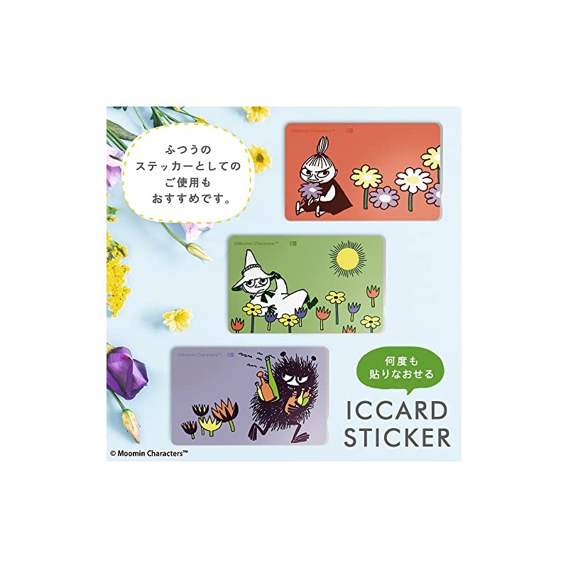 Moomin / IC Card Sticker / Little My