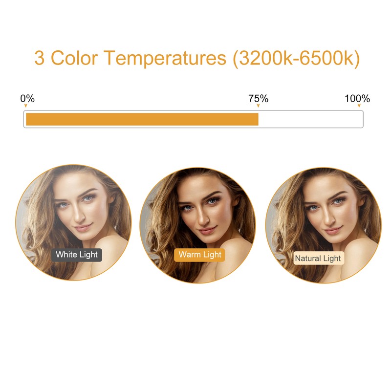 6 Inch Ring Light Dimmable LED Fill Light with Stand