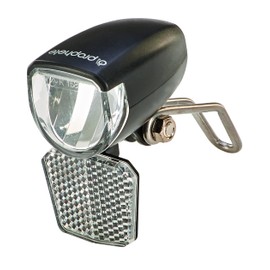 Prophete Bicycle Light LED Headlight 15 Lux with Removable Reflector