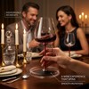 DXMGTSLP Unique Spinning Wine Glass, 16.9 oz Crystal Wine Glass