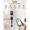 POWIFY Fingerprint Smart Front Door Lock Set, APP Control Keyless
