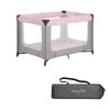 Dream On Me Zodiak Portable Playard in Grey and Pink,