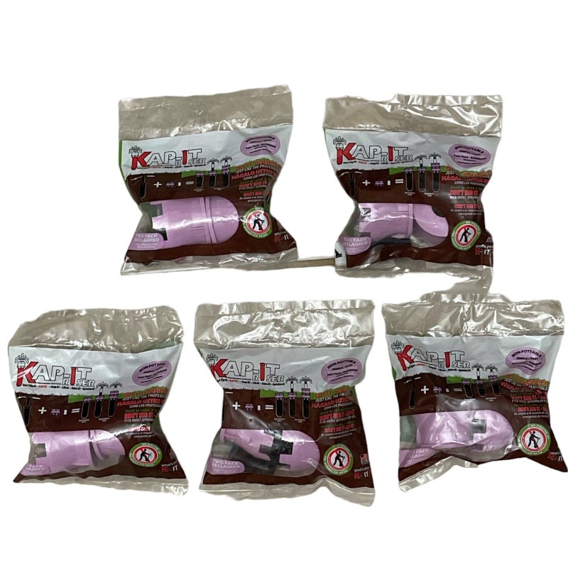 KAP-IT Pop-up Riser & Kap sprinkler extension (1-1/2" raise)(5 Pack)x2