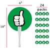 Thumbs Up/Thumbs Down Paddles 24 Packs for Classroom Voting, Teacher