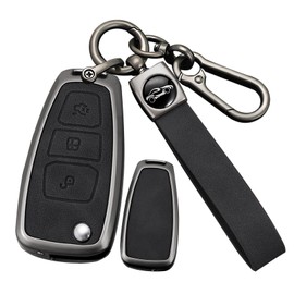 ontto Suitable for Ford Tourneo Custom Transit Sport C-max Focus MK3 Ecosport Key Case Car Key Cover Bag Key Case Key Shell Protective Case Accessories Black