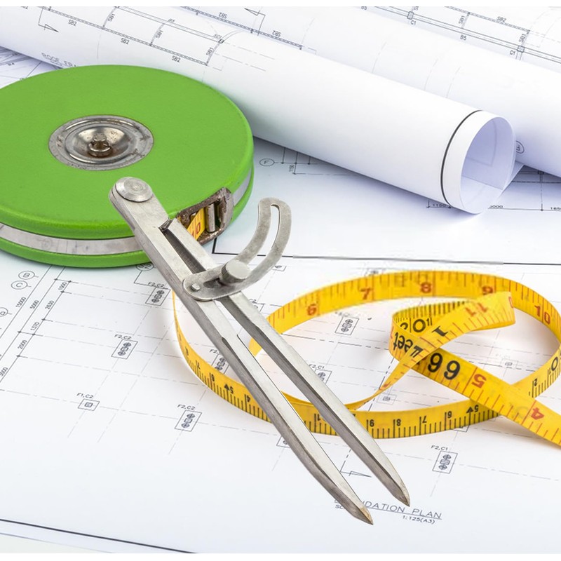 Molyorch Drawing Compass 200mm Carpenter Compass Wing Divider for Woodworking