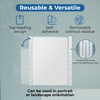 25 Pack - Cling-On Self-Adhesive Window Stickers - Clear Plastic