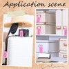 SOFPLATE Pack of 100 Pink Waterproof Labels Blank Shipping Labels