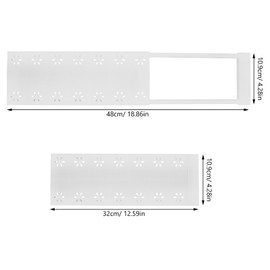 Alipis Adjustable Closet Tension Shelf - Expandable Storage Rack for Closet Organization, Multi-Functional, Easy Installation