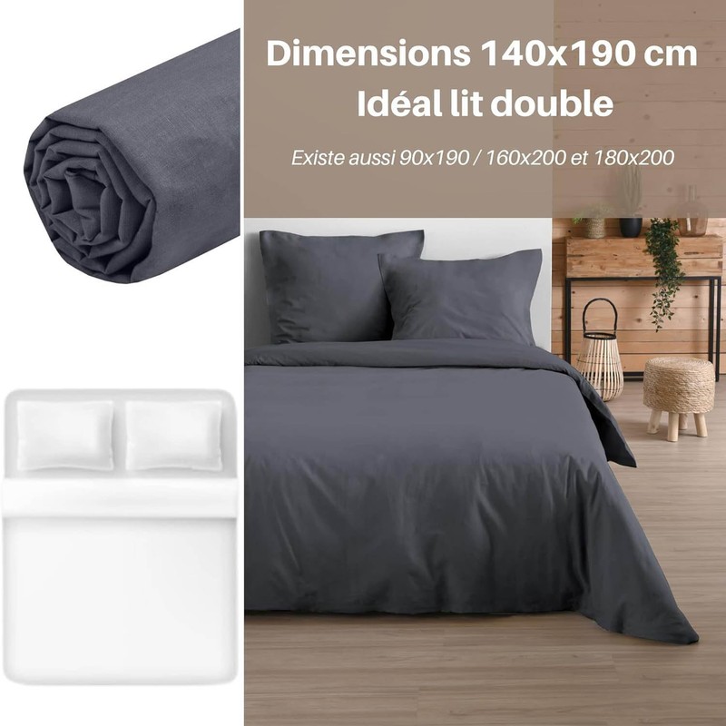 STOF - Fitted Sheet - Size 140 x 190 (200)