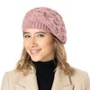LIERYS Jesila Women's Beret Hat - Knitted Hat with Virgin