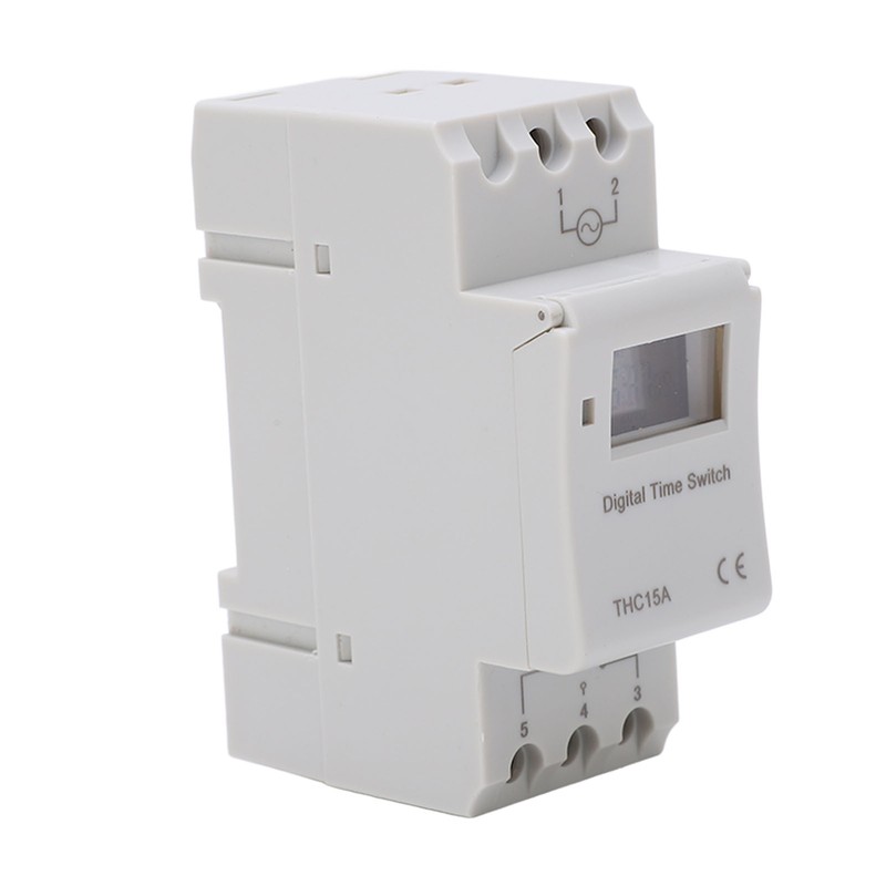 Digital Timer Switch LCD Programmable Weekly Rail Time Relay AC220‑240V