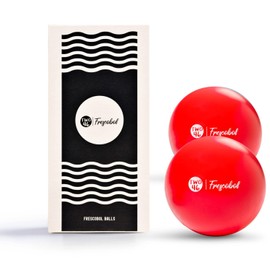 two46 Frescobol Softball - Perfect for Beginners and Newcomers - Also Suitable for Beach Ball, Beach Tennis & Matkot (Red (2X))