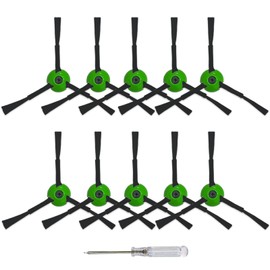 10 Pack Replacement Side Brushes Compatible with iRobot Roomba i & j & e Series, Edge-Sweeping Brushes Accessories for i1+/i2+/i3+/i4+/i5+/i6+/i7+/i8+/j6+/j7+/j8+/e5/e6 Robot Vacuum