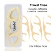 Lindo Eco Floss Picks 200 pcs with Travel Case (Dual