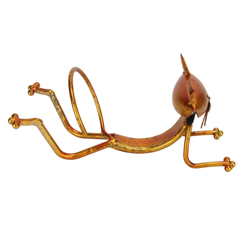 Cat Wine Holder Innovative Modern Style Decorative Metal Cat Shaped