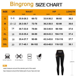 Bingrong Sauna Sweat Pants for Women Neoprene Sauna Leggings Yoga Hot Thermos Workout Pants with Side Pocket(Black grey,XL)