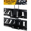12 Pcs E-Track Rail Mounting Back Plate E Track Plate