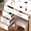 Yamissi Dressing Table Makeup Vanity Desk Dresser with 3 Colors