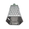 Six Sided Food Grater with Handle – Multi-Surface Metal Grater