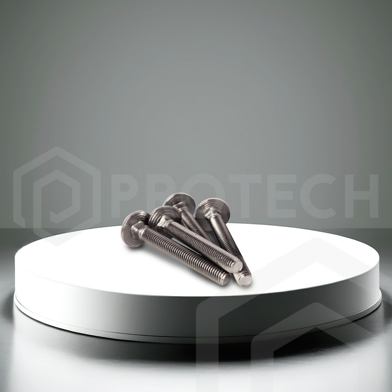 PROTECH Carriage Bolts DIN 603 M8 x 70 Stainless Steel