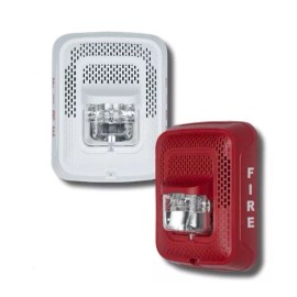 System Sensor SPSRL, L Series Wall Mount Speaker Strobe, Red (New)