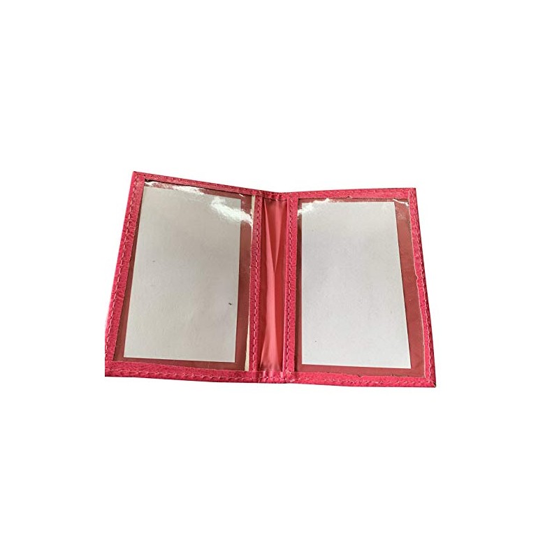 Lorenz Leather Effect Grained PU Travel Id Pass Card Holder