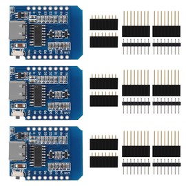 3pcs Type-C ESP8266 ESP-12F NodeMcu Mini D1 Module WeMos Lua 4M Bytes WLAN WiFi Internet Development Board Base on Type-C ESP8266 ESP-12F for Arduino