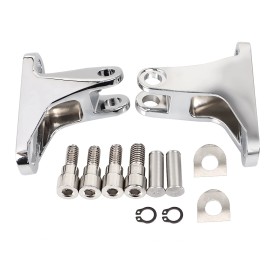 Unbranded Chrome Passenger Foot Peg Mini Mount For Harley Tour Electra Street Glide FLHXS