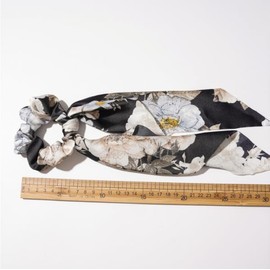 Hair Scarf Scruncheis for Women Knotted Bow Hair Ties Elastic Bands Satin Hair Ribbon Scrunchy Red Ponytail Holder for Women and Girls (Pink)