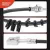 A-Premium Front Brake Hydraulic Hoses Compatible with Select Chevy, GMC