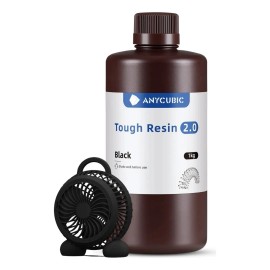 Resina Flexible Impresora 3d Anycubic 1kg Uv Alta Dureza Negro