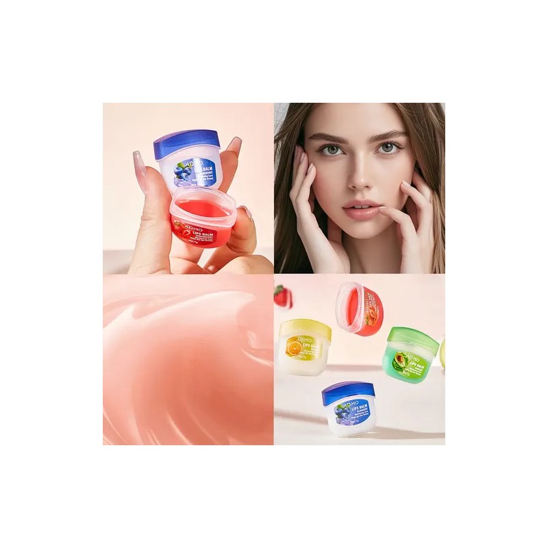 Set Hidratante De Labios Con Varias Frutas, Paquete Con