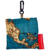 Kikkerland Travel Laundry Bag - World Map, 41cm x 56cm